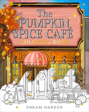 Pumpkin Spice Café Coloring Book