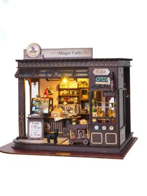 Diy Miniature House Kit: Magic Café