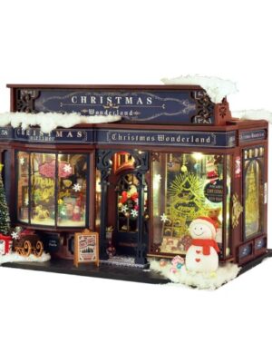 Diy Miniature House Kit: Christmas
