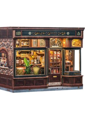 Diy Book Nook Kit: Corner Coffee Shop