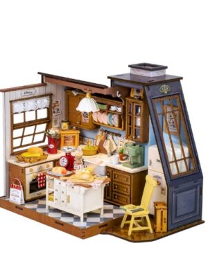 Diy Miniature House Kit: Baking Kitchen