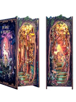 Diy Book Nook Kit: Grace of the Forest w/ Dust Cover