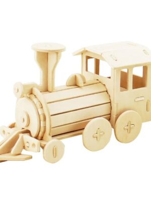 Mechanical Wooden Puzzle: Locomotive