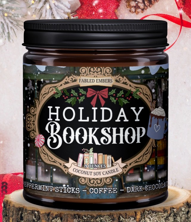Winter - Holiday Bookshop Candle