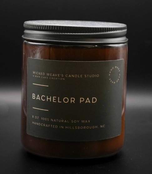 Bachelor Pad Soy Wax Candle 4oz