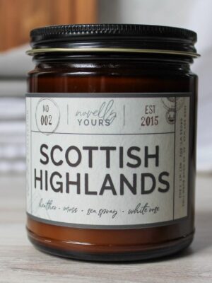 Scottish Highlands candle
