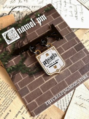 Antique Shop Sign Enamel Pin
