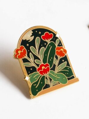 Nighttime Blossom Enamel Pin