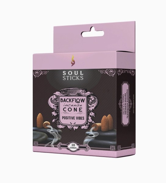 Positive Vibes Soul Sticks Backflow Incense Cones