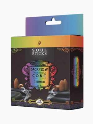 7 Chakras Soul Sticks Backflow Incense Cones