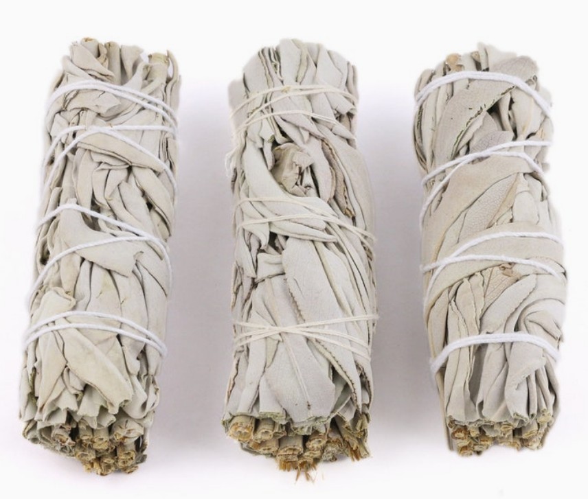 White Sage Smudge Sticks 4" Bundles