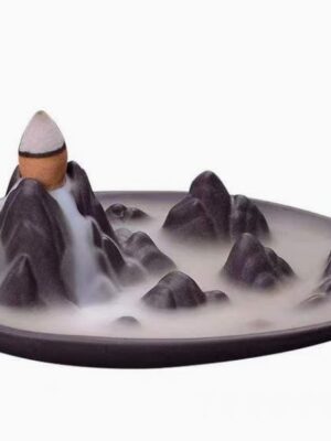 Mountain Peak Ceramic Backflow Burner