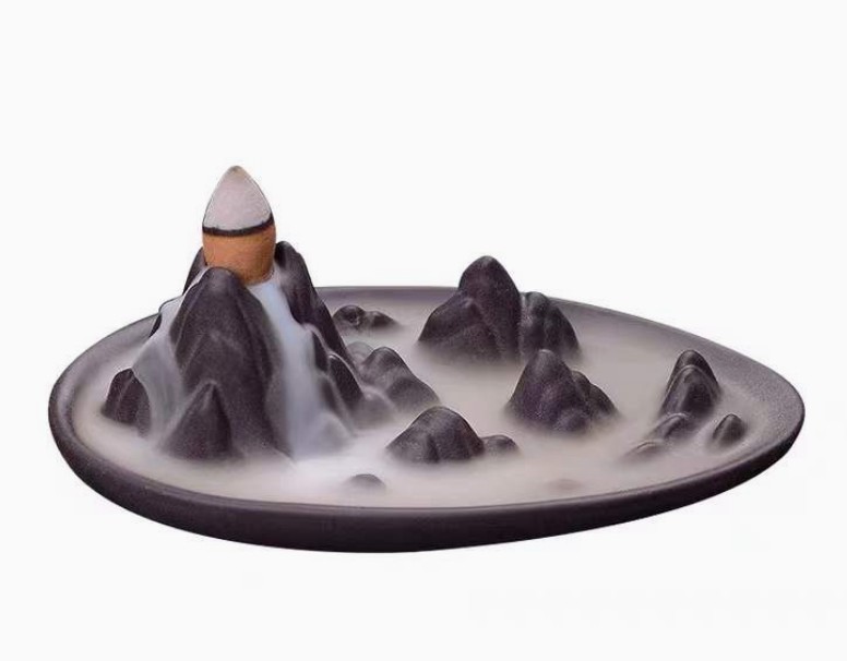 Mountain Peak Ceramic Backflow Burner