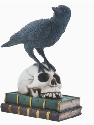 Quoth the Raven On Skull and Books