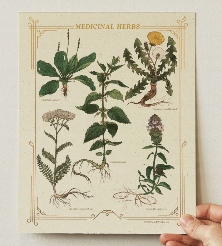 Medicinal Herbs Print
