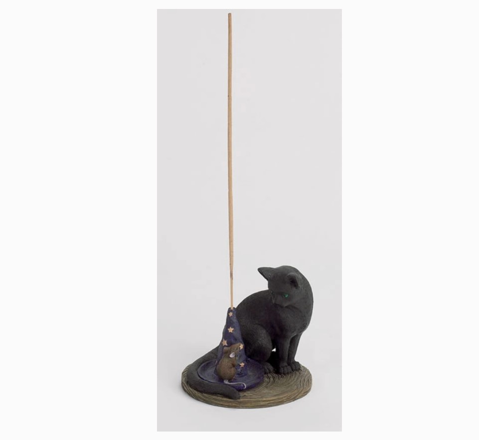 Magical Cat and Mouse Incense Burner