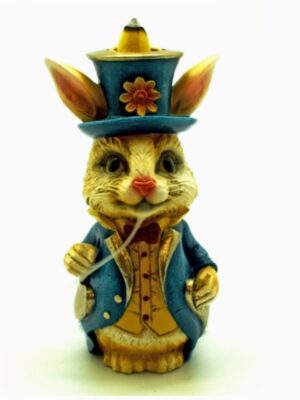 Alice in Wonderland Rabbit Back Flow Incense Burner