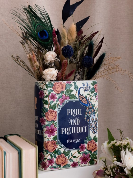 Large Book Vase, Pride and Prejudice