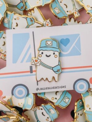 Ghostal Worker Enamel Pin