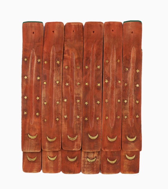 Moon Incense Stick Holders 11" Incense Ash Catcher (Single)
