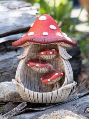 Toadstool Mushroom Backflow Burner