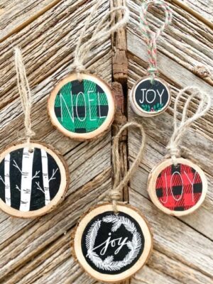 Wood Slice Ornament Workshop