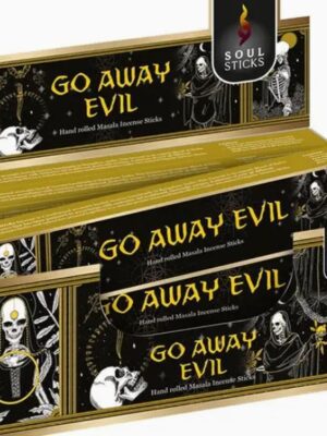 Soul Sticks Go Away Evil 12 Pack Natural Incense Sticks
