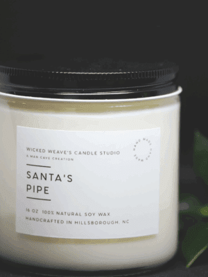 Santa's Pipe Soy Wax Candle