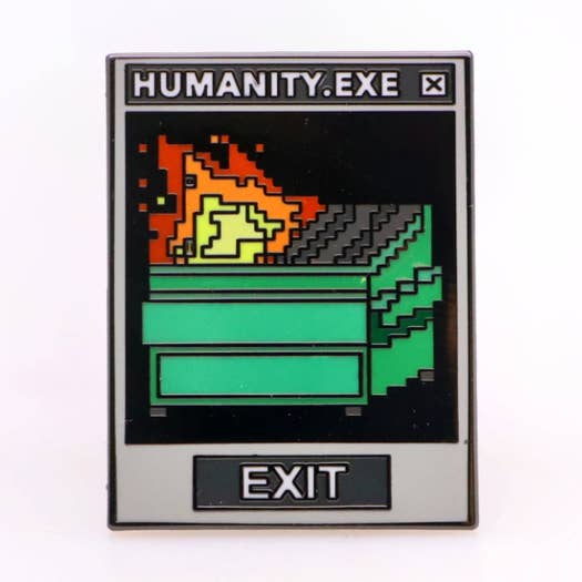 Humanity.exe Enamel Pin