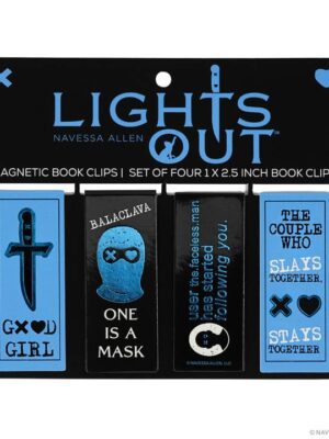 Lights Out Magnetic Bookmarks (4-Pack)