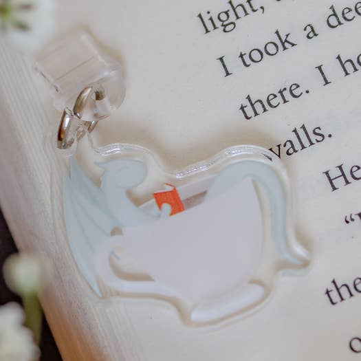 Cozy Teacup Dragon Acrylic USB-C Dust Plug Kindle Charm